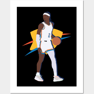 Shai Gilgeous-Alexander OKC Thunder Collage Posters and Art